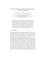 Theorem Proving for Metric Temporal Logic over the Naturals