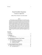 Neural-Symbolic Integration – Constructive Approaches