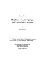 Morphisms in Logic, Topology, and Formal Concept Analysis