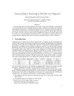 Temporal Query Answering in DL-Lite with Negation