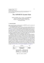 The ASPARTIX System Suite