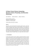 A robot control system integrating reactive control, reasoning, and execution monitoring