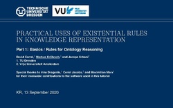 Slides for Part 1: Basics / Rules for Ontology Reasoning
