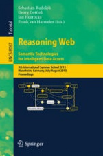 Reasoning Web. Semantic Technologies for Intelligent Data Access - 9th International Summer School 2013, Mannheim, Germany, July 30 - August 2, 2013. Proceedings