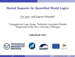 Slides: Nested Sequents for Quantified Modal Logics