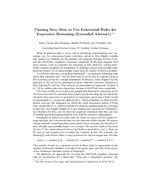 Chasing Sets: How to Use Existential Rules for Expressive Reasoning (Extended Abstract)