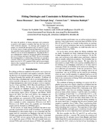 Fitting Ontologies and Constraints to Relational Structures