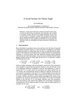 A Local System for Linear Logic