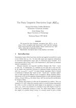 The Fuzzy Linguistic Description Logic ALC_FL