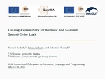 Slides: Datalog-Expressibility for Monadic and Guarded Second-Order Logic