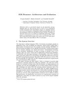 ELK Reasoner: Architecture and Evaluation
