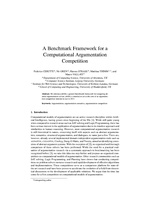 A Benchmark Framework for a Computational Argumentation Competition