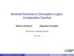 Slides: Complexities of Nominal Schemas