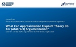 Slides: What Can Approximation Fixpoint Theory Do For (Abstract) Argumentation?