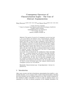 Consequence Operators for Characterization Logics – The Case of Abstract Argumentation