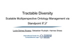 Slides: Tractable Diversity: Scalable Multiperspective Ontology Management via Standpoint EL