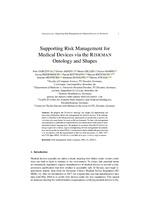 Supporting Risk Management for Medical Devices via the Riskman Ontology and Shapes