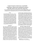 Graphical Navigation in Solution Spaces using PlanPilot