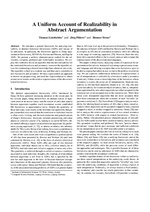 A Uniform Account of Realizability in Abstract Argumentation