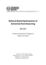 Reliance-Based Optimization of Existential Rule Reasoning