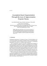 Assumption-Based Argumentation Through the Lens of Approximation Fixpoint Theory