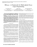 RFuzzy---A Framework for Multi-adjoint Fuzzy Logic Programming
