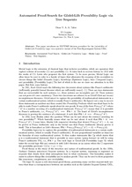 Automated Proof-Search for Gödel-Löb Provability Logic via Tree Sequents