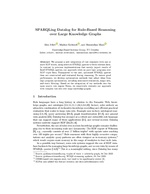 SPARQLing Datalog for Rule-Based Reasoning over Large Knowledge Graphs