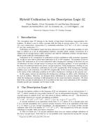 Hybrid Unification in the Description Logic EL