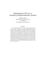 Reasoning in ELH w.r.t. General Concept Inclusion Axioms