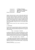 A Tableau Decision Algorithm for Modalized ALC with Constant Domains