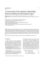 A Closer Look at the Semantic Relationship between Datalog and Description Logics