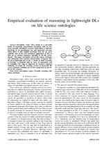 Empirical evaluation of reasoning in lightweight DLs on life science ontologies