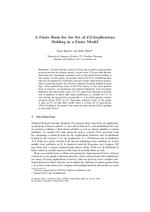 A Finite Basis for the Set of EL-Implications Holding in a Finite Model
