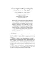 Towards Fast Atomic Decomposition using Axiom Dependency Hypergraphs