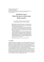 Standpoint Logic: Multi-Perspective Knowledge Representation