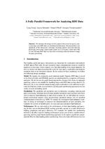 A Fully Parallel Framework for Fast Analyzing RDF Data