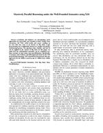 Massively Parallel Reasoning under the Well-Founded Semantics using X10