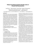 Robust and Skew-resistant Parallel Joins in Shared-nothing Systems