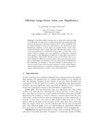 Efficient Large Outer Joins over MapReduce