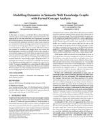 Modelling Dynamics in Semantic Web Knowledge Graphs with Formal Concept Analysis