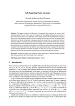 Self-Regulating Finite Automata