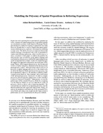 Modelling the Polysemy of Spatial Prepositions in Referring Expressions