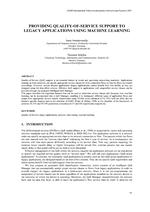 Providing Quality-of-Service Support to Legacy Applications Using Machine Learning