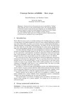 Concept Lattice Orbifolds -- First Steps