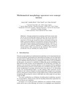 Mathematical Morphology Operators over Concept Lattices