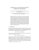 Unification in the Description Logic EL without the Top Concept