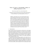 "Most of" leads to undecidability: Failure of adding frequencies to LTL