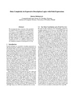 Data Complexity in Expressive Description Logics With Path Expressions