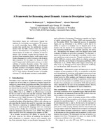 A Framework for Reasoning about Dynamic Axioms in Description Logics